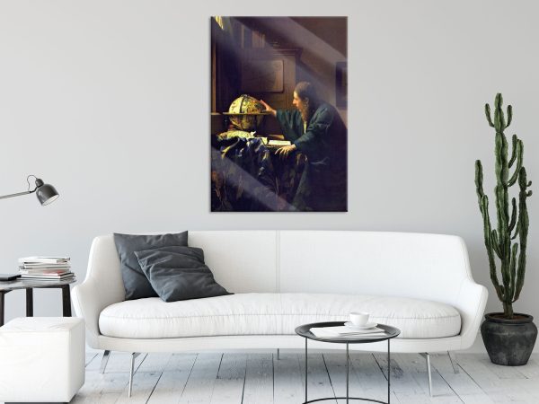 Johannes Vermeer - Der Astronom, Glasbild Zu verkaufen – Bild 2