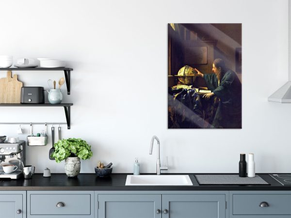 Johannes Vermeer - Der Astronom, Glasbild Zu verkaufen – Bild 3