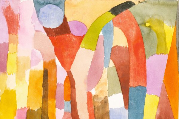 Paul Klee - Bewegung von gewölbten Räumen, Glasbild Rabatt – Bild 5
