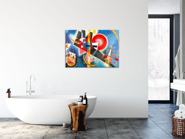 Wassily Kandinsky - Im Blau, Glasbild Schn?ppchen – Bild 4
