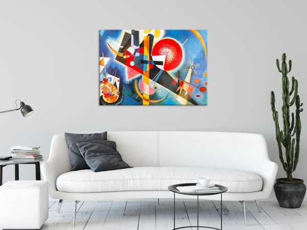 Wassily Kandinsky - Im Blau, Glasbild Schn?ppchen – Bild 2